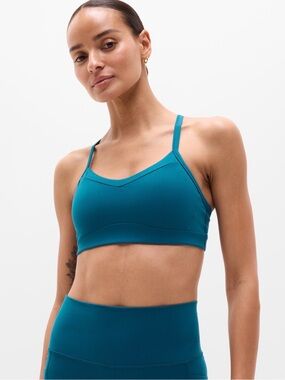 Athleta Vital Sports Bra in Costal Teal